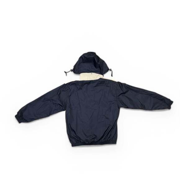 Vintage Acadia Ocean City Crew Windbreaker Jacket, Navy Blue/Cream - Size XL - Picture 2 of 5